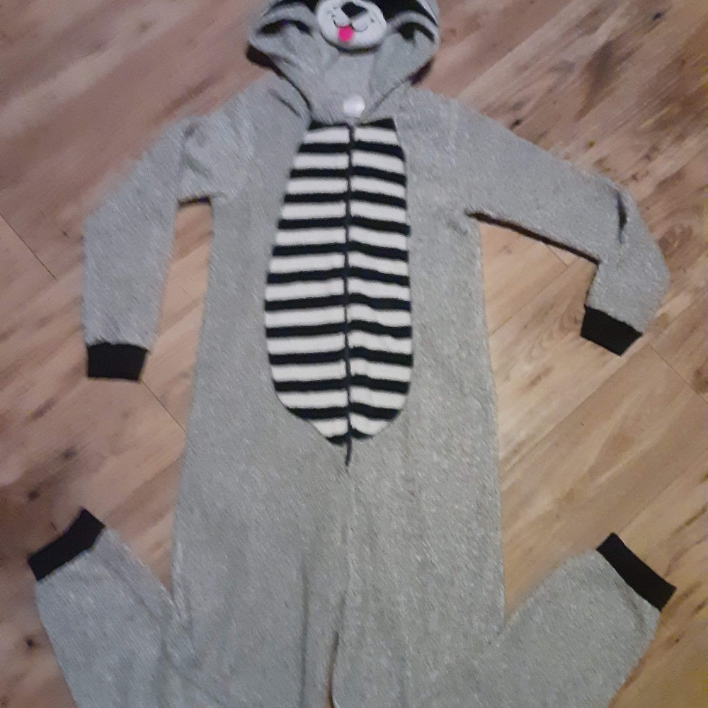 Women's Racoon one piece pajamas